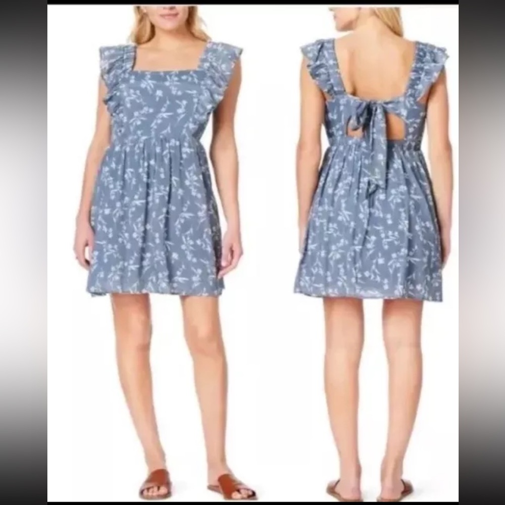 Wallflower Size Large Short Dress Blue